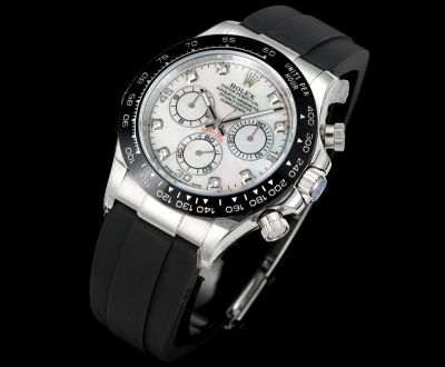 N+ Factory Rolex Daytona 155g 40mm*12.2mm 7750/4310/4131 Movement White Watch